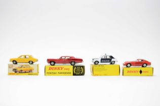 Four Dinky Toys diecast models,
