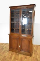 A late 19th Century mahogany bookcase