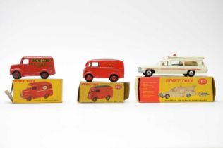 Three Dinky Toys diecast models