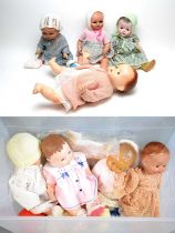 A collection of vintage baby dolls