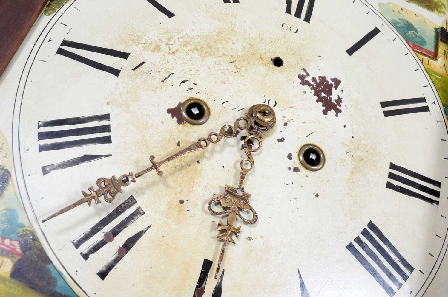 A 19th Century oak and mahogany banded 8-day longcase clock - Image 5 of 5