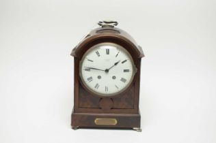 An early 20th Century French dome cased mantel clock