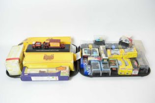 A collection of diecast model vehicles