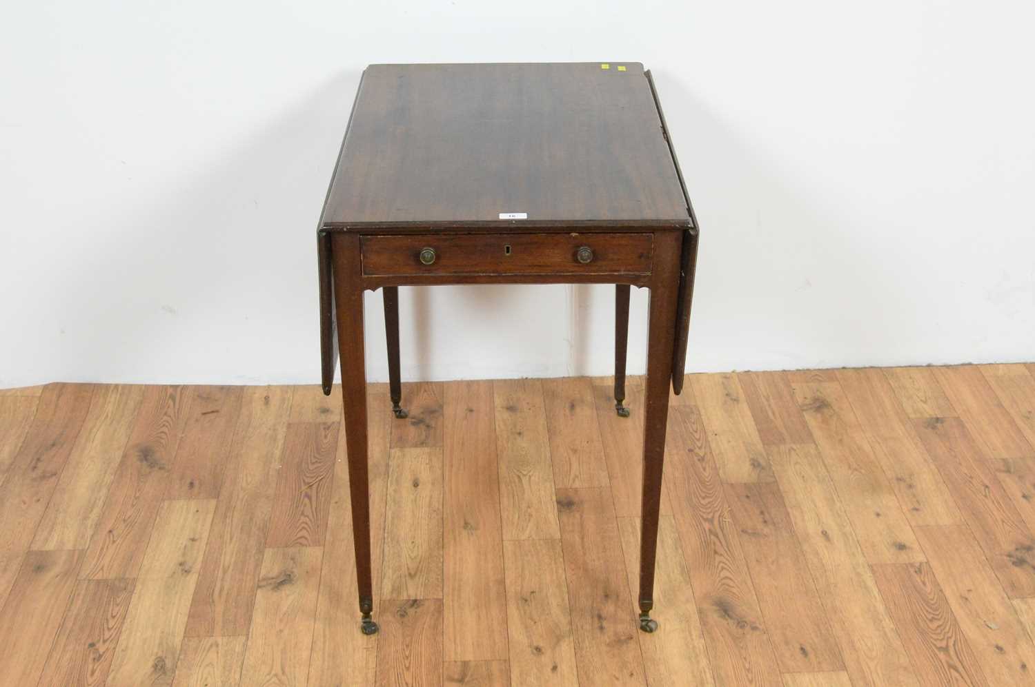 A George III mahogany Pembroke table.