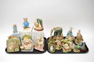 A collection of Border Fine Arts Beatrix Potter decorative figures and collectibles