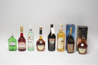 A selection of bottles of alcohol