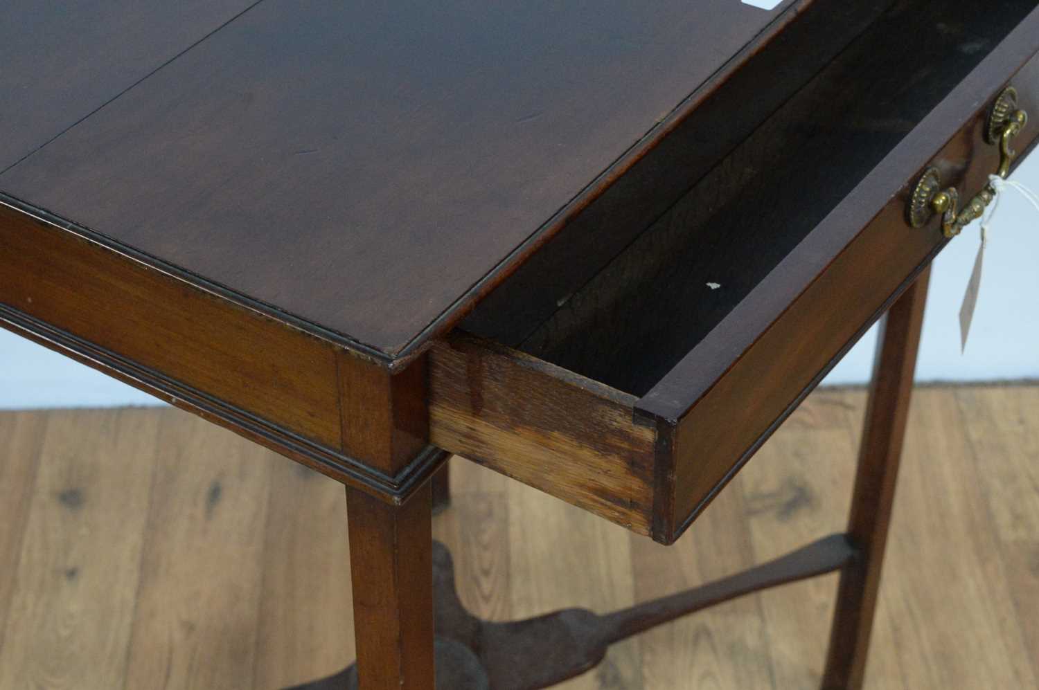 Georgian mahogany side table - Image 4 of 4