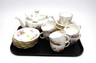 A Royal Crown Derby ‘Derby Posies’ pattern tea service