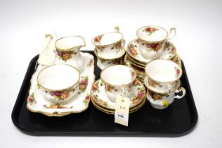 A Royal Albert ‘Old Country Roses’ pattern tea service