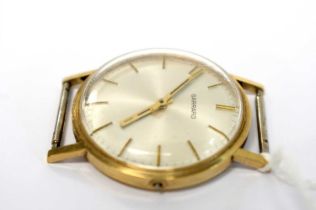 A 9ct yellow gold cased wristwatch by Garrard,