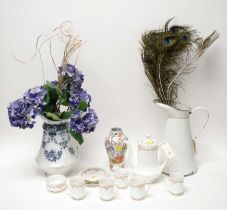 A Royal Standard coffee service; and other items