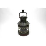 A vintage marine nautical ships lamp