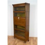 An early 20th Century five tier Globe Wernicke style bookcase