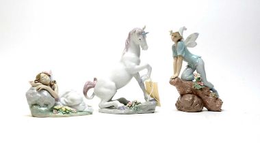 A collection of Lladro ‘Privilege’ collection decorative ceramic figures