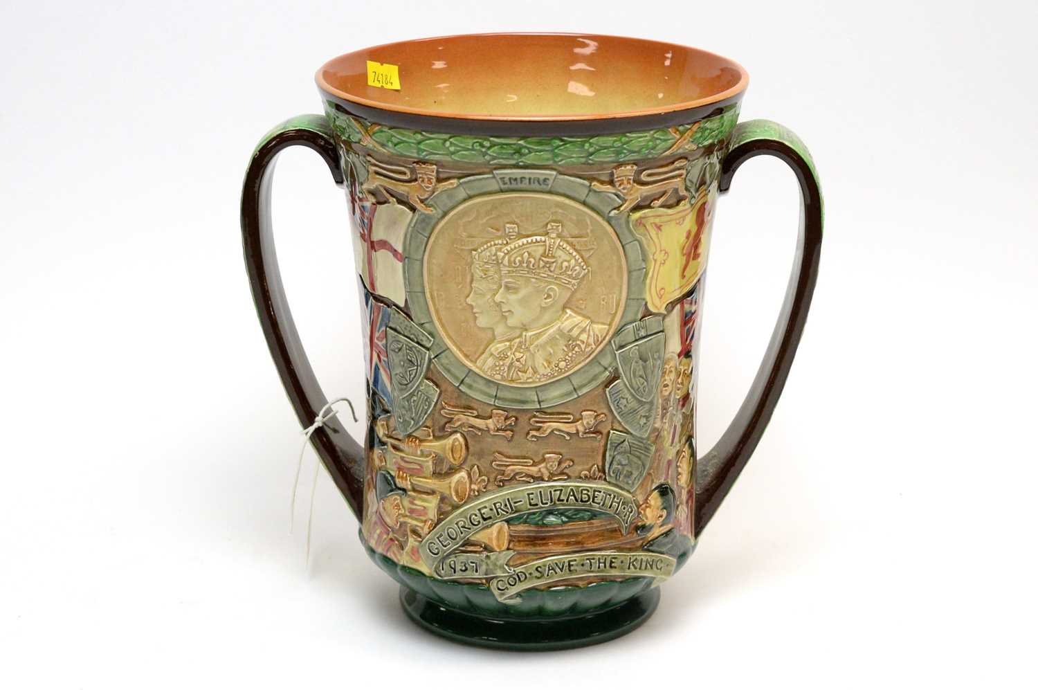 A Royal Doulton Royal Commemorative Coronation 1937 cup
