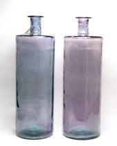 A pair of MICA Decorations recycled glass vases
