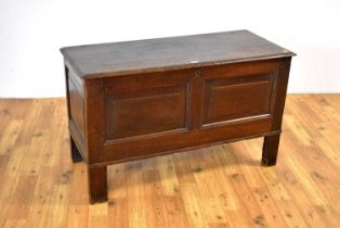 An 18th Century oak coffer