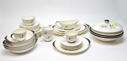 A Royal Doulton ‘Bamboo’ pattern dinner and tea service