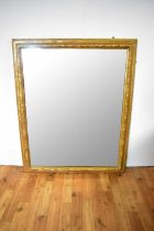 A large 20th Century gilt wall mirror