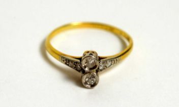 An early 20th Century diamond ring