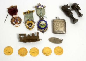 Masonic medals and other items