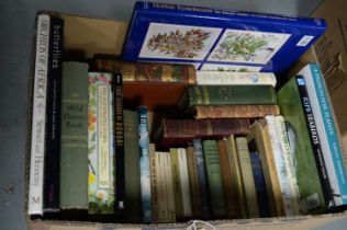 A selection of books relating to wildlife and gardening
