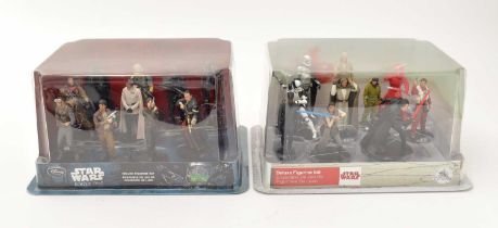 A collection of Hasbro Disney: Star Wars figure sets