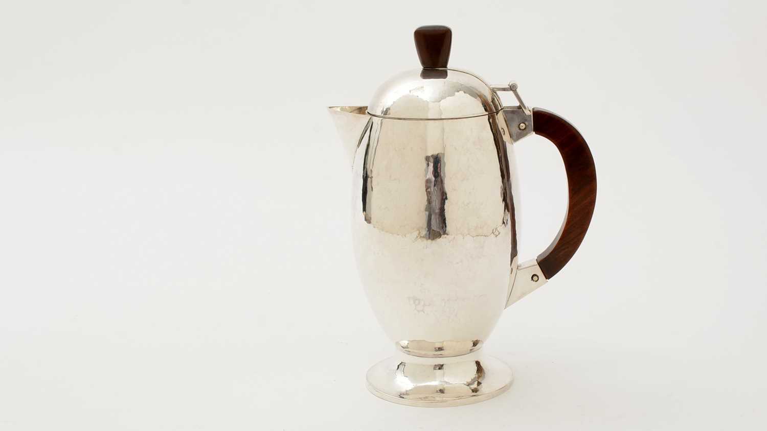 An Elizabeth II silver handmade coffee pot