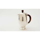 An Elizabeth II silver handmade coffee pot