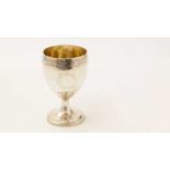 A George III silver provincial goblet
