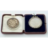 A George VI Scottish silver school prize medal