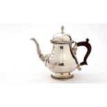 An Elizabeth II silver teapot