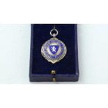 A George V silver and enamel sporting medal