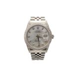 Rolex Oyster Perpetual Datejust: a steel-cased automatic wristwatch