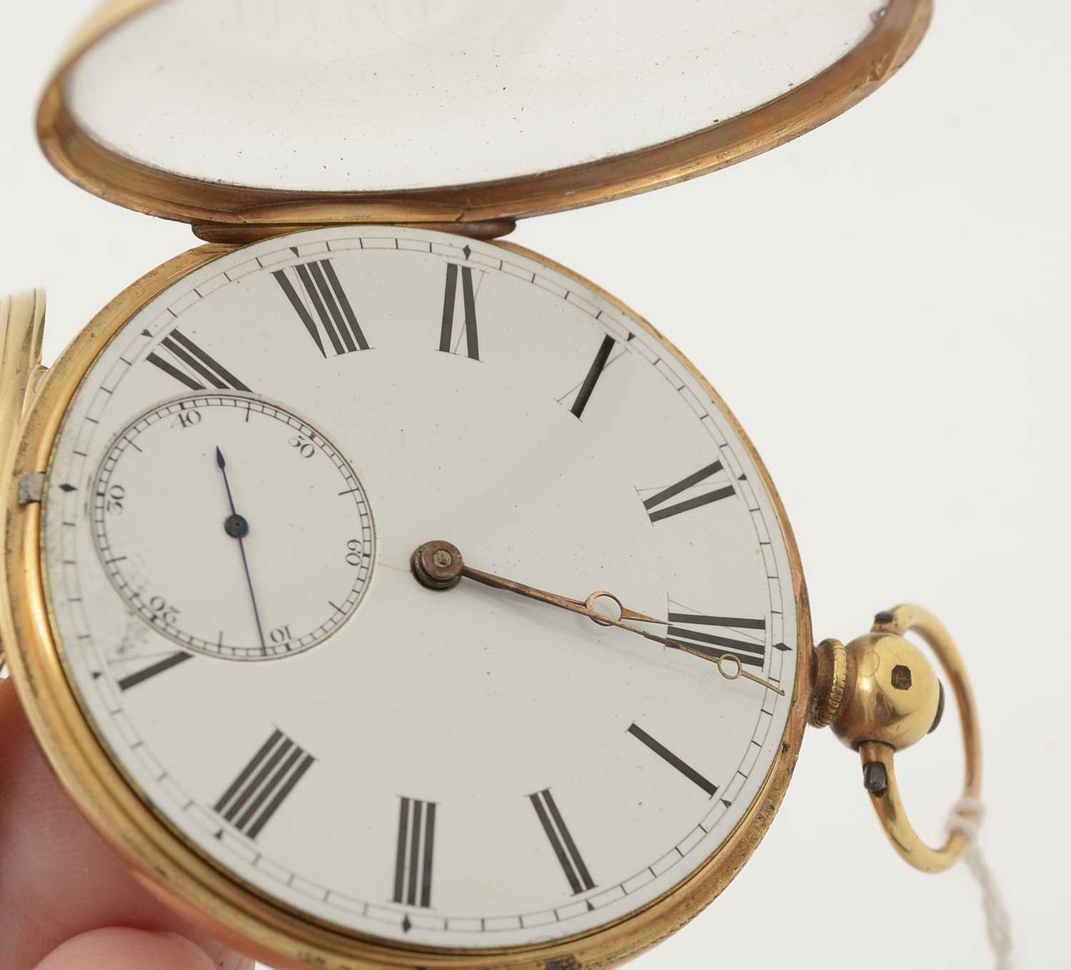 An 18ct yellow gold-cased open-faced pocket watch - Image 7 of 8