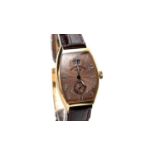 Franck Muller, Geneve: an 18ct yellow gold-cased limited edition automatic wristwatch