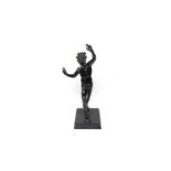 After the Antique: The Dancing Faun, patinated bronze