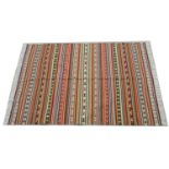 A Qashqai kilim flat woven rug