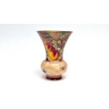 A Royal Worcester fruit painted vase by David Scyner