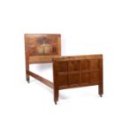 Robert "Mouseman" Thompson of Kilburn: an oak single bed