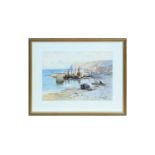 Thomas Swift Hutton - Burnmouth Harbour | watercolour