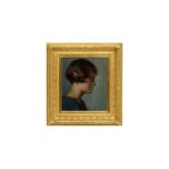 Garnet Ruskin Wolseley - Young Girl with Bobbed Hair | oil