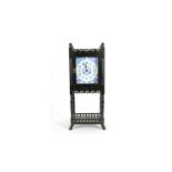 An aesthetic movement ebonised clock