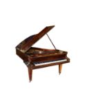 A boudoir grand piano by Bechstein