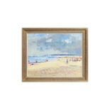 Geoffrey Chatten - A Blustery Beach Day | oil