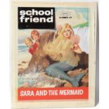 Original Front Cover Artwork Fleetway Publications' girls comic "School Friend"