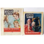 Original Front Cover Artwork Fleetway Publications' girls comic "School Friend" Picture Library