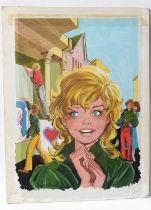 Original Front Cover Artwork for Fleetwood Publications' Comic "Tina"