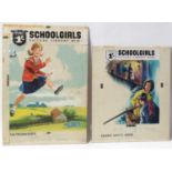 Original Front Cover Artwork for the Fleetway Library Comic "School Girls" Picture Library