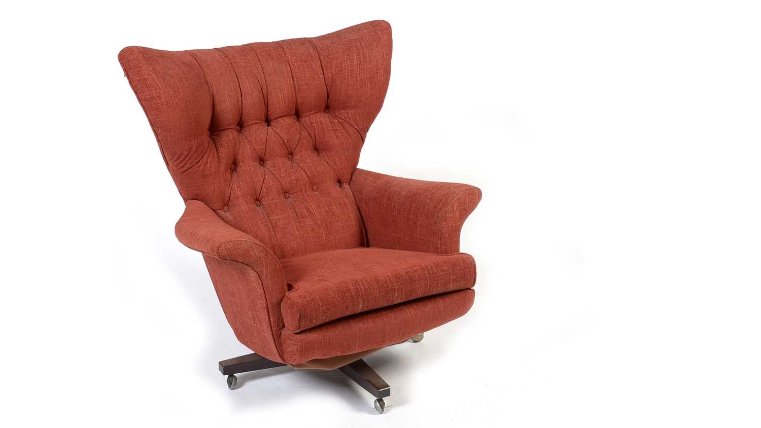 G Plan Model 6250: a 20th Century button back swivel armchair